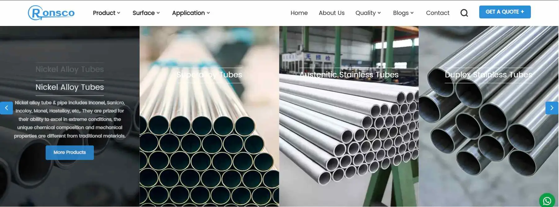 ronsco heat exchanger tube supplier